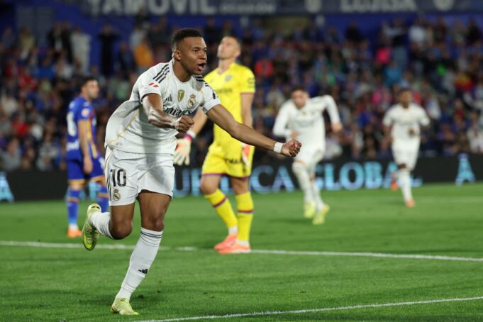 Real Madrid le ganó a Getafe 1-0 y recuperó la punta de la Liga de España