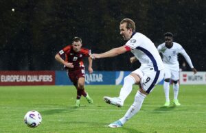 Inglaterra la primera clasificada por Europa al Mundial 2026 al golear a Letonia 5-0 en Riga