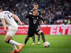 Bayern Múnich goleó al Monchengladbach 3-0 y se mantiene líder de la Bundesliga Alemana