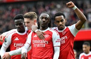 Arsenal firme en la punta de la Premier League a derrotar a Crystal Palace 1-0 con gol de Eze