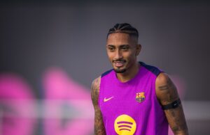 Raphinha será baja en el Barcelona para su partido clásico ante Real Madrid este domingo