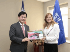 Ministro de Relaciones Exteriores Lin asiste a la gran inauguración de la nueva oficina del BCIE