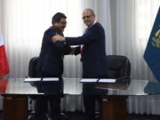 Fuero Militar Policial y Academia de la Magistratura suscriben convenio de cooperación interinstitucional