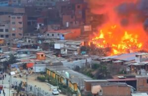 Minedu envía equipo técnico a zona de incendio en Pamplona Alta. Verifican situación de 3 centros educativos