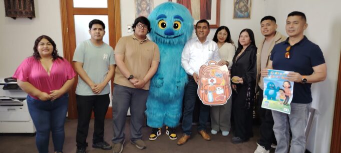 Alcalde del Rímac apoya a estudiantes de Toulouse en proyecto sobre prevención sísmica