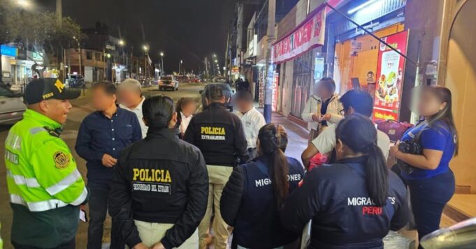 Migraciones y Policía Nacional del Perú lideran megaoperativo en Lima Norte