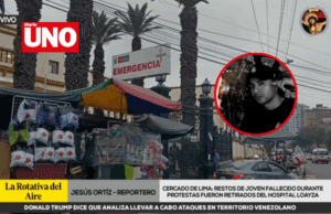 Joven muere tras protestas en Lima: trasladan cuerpo a la morgue mientras familiares mantienen vigilia