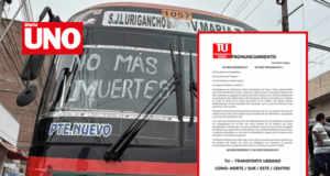 Transportistas urbanos convocan apagado de motores este viernes tras asesinatos en Lurín