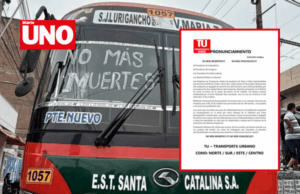 Transportistas urbanos convocan apagado de motores este viernes tras asesinatos en Lurín