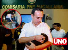 Jerí rescata tres cachorras abandonadas tras inspeccionar penal de Huaral