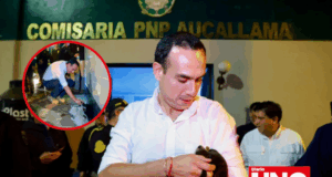 Jerí rescata tres cachorras abandonadas tras inspeccionar penal de Huaral