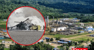 Tres muertos al caer helicóptero en planta de gas de Cusco