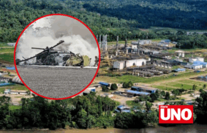 Tres muertos al caer helicóptero en planta de gas de Cusco