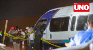 Asesinan a balazos a chofer y copiloto de combi en Lurín por presunta extorsión