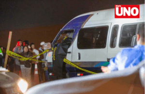 Asesinan a balazos a chofer y copiloto de combi en Lurín por presunta extorsión