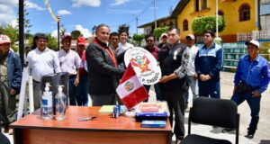 Presidente de la Corte de Cajamarca instala juzgado de paz en el Centro Poblado de Chaquil