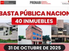 ¡Atención! PRONABI subastará 40 inmuebles: conoce cuándo será y cómo participar