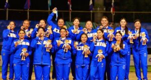 Sóftbol femenino de El Salvador se alza con el oro de los Juegos Centroamericanos Guatemala 2025