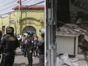 Tres policías heridos tras derrumbe de parte del techo de la Comisaría de Surquillo