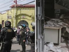 Tres policías heridos tras derrumbe de parte del techo de la Comisaría de Surquillo