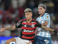 Flamengo ganó con lo mínimo a Racing Club 1-0 en la ida de semifinales de la Copa Libertadores