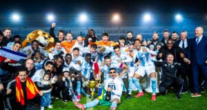 Joao Grimaldo salió campeón de la Liga de Letonia con el Riga FC al empatar con el Tukums 0-0