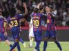 Barcelona le gano al Elche 3-1 y sigue de escolta del puntero Real Madrid a cinco puntos