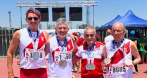 Perú destaca en el Campeonato Sudamericano de Atletismo Máster en Santiago de Chile