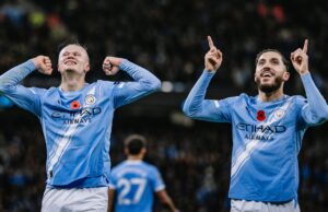 Manchester City le ganó a Bournemouth 3-1 y es ahora escolta del líder Arsenal en la Premier