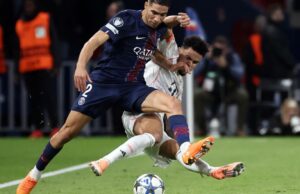 Marroquí Hakimi estará dos meses fuera de las canchas tras lesión en el partido que PSG cayó con Bayern