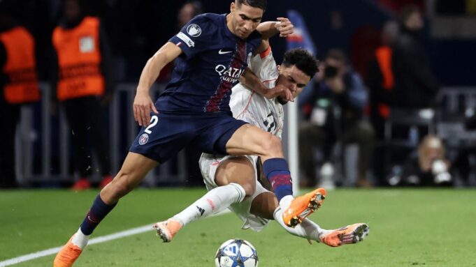 Marroquí Hakimi estará dos meses fuera de las canchas tras lesión en el partido que PSG cayó con Bayern