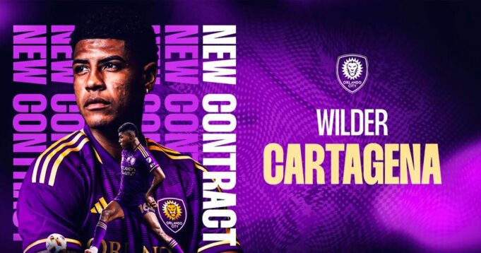 Orlando City renovó contrato con peruano Wilder Cartagena hasta el año 2026