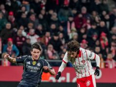 Real Madrid solo igualó con Girona 1-1 de visita y cedió la punta de la Liga al Barcelona