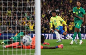Brasil superó a Senegal 2-0 con goles de Estêvão y Casemiro. Se jugó en Londres