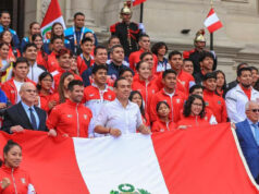 Presidente José Jerí entregó la Bandera del Perú a los deportistas abanderados a los Juegos Bolivarianos