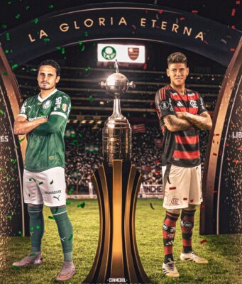 Flamengo y Palmeiras buscarán mañana su cuarto título de la Copa Libertadores en el Estadio Monumental