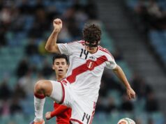 Fabio Gruber dejó buena impresión en su estreno por Perú ante Chile en Sochi