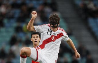 Fabio Gruber dejó buena impresión en su estreno por Perú ante Chile en Sochi