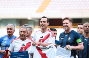 Juega su partido aparte: Presidente José Jerí participa en partido leyendas de Perú vs. Conmebol
