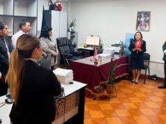 ANC-PJ coordina equipo de descarga para agilizar atención en el Tercer Juzgado de Familia de Ayacucho