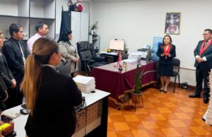 ANC-PJ coordina equipo de descarga para agilizar atención en el Tercer Juzgado de Familia de Ayacucho