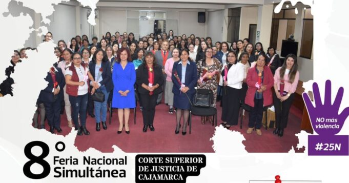 Desde la provincia de San Marcos, Poder Judicial alza la voz: ¡Gran Feria Nacional «LLAPANCHIPAQ JUSTICIA’ une fuerzas contra la violencia hacia la mujer!”