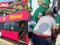 Conductor de minibus que mató a hincha brasileño no estaba autorizado para dar servicio turístico