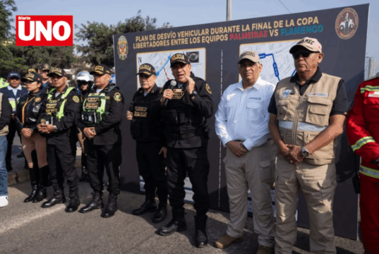 Más de 1 600 policías custodiarán la final de la Copa Libertadores en Lima
