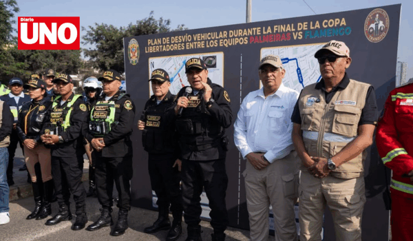 Más de 1 600 policías custodiarán la final de la Copa Libertadores en Lima