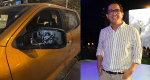 Delincuentes desmantelan camioneta de Gino Tassara