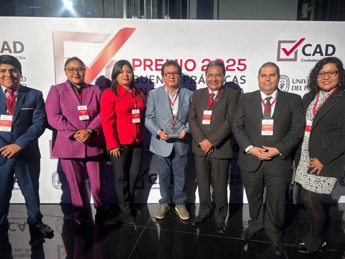 Gore Tacna gana Premio 2025 Buenas Prácticas para erradicar violencia familiar