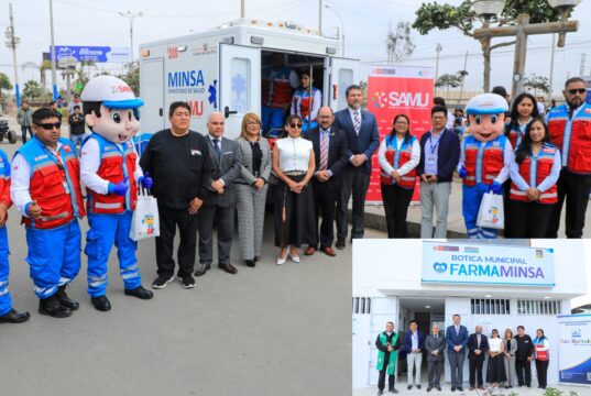 San Bartolo recibe su primera ambulancia Tipo II del SAMU