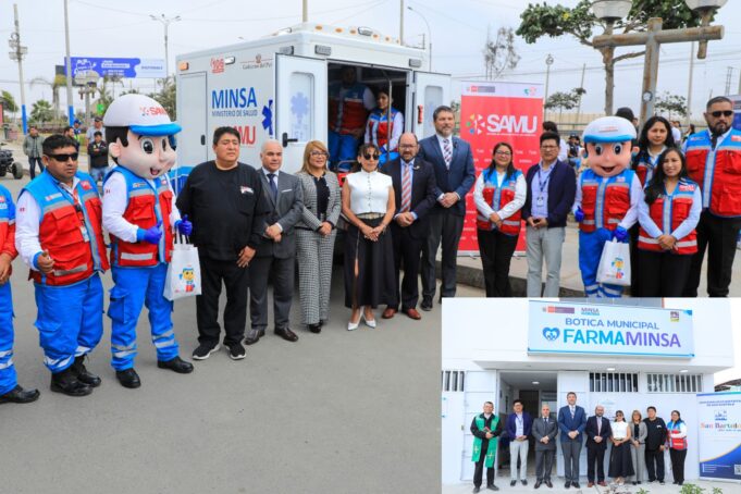 San Bartolo recibe su primera ambulancia Tipo II del SAMU
