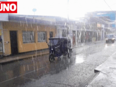 Senamhi declara alerta naranja por lluvias intensas en el norte del Perú